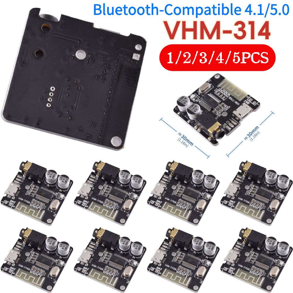 Audio Music Mp3 - 1-5PCS 3.7-5V VHM-314 블루투스 오디오 수신기