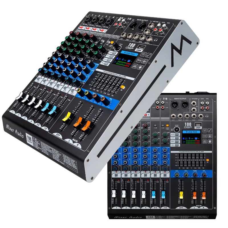Audio And Music Mixer - GAX-HLM80 그린 오디오 8채널 오디오 믹서