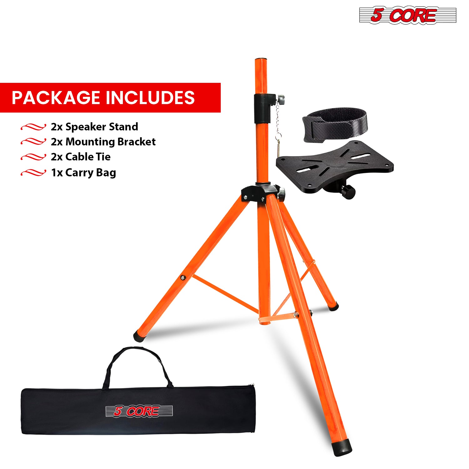 5코어 스피커 스탠드 삼각대 플로어형 짧은 조절식 DJ - Speaker Stand Tripod 리뷰 및 가격