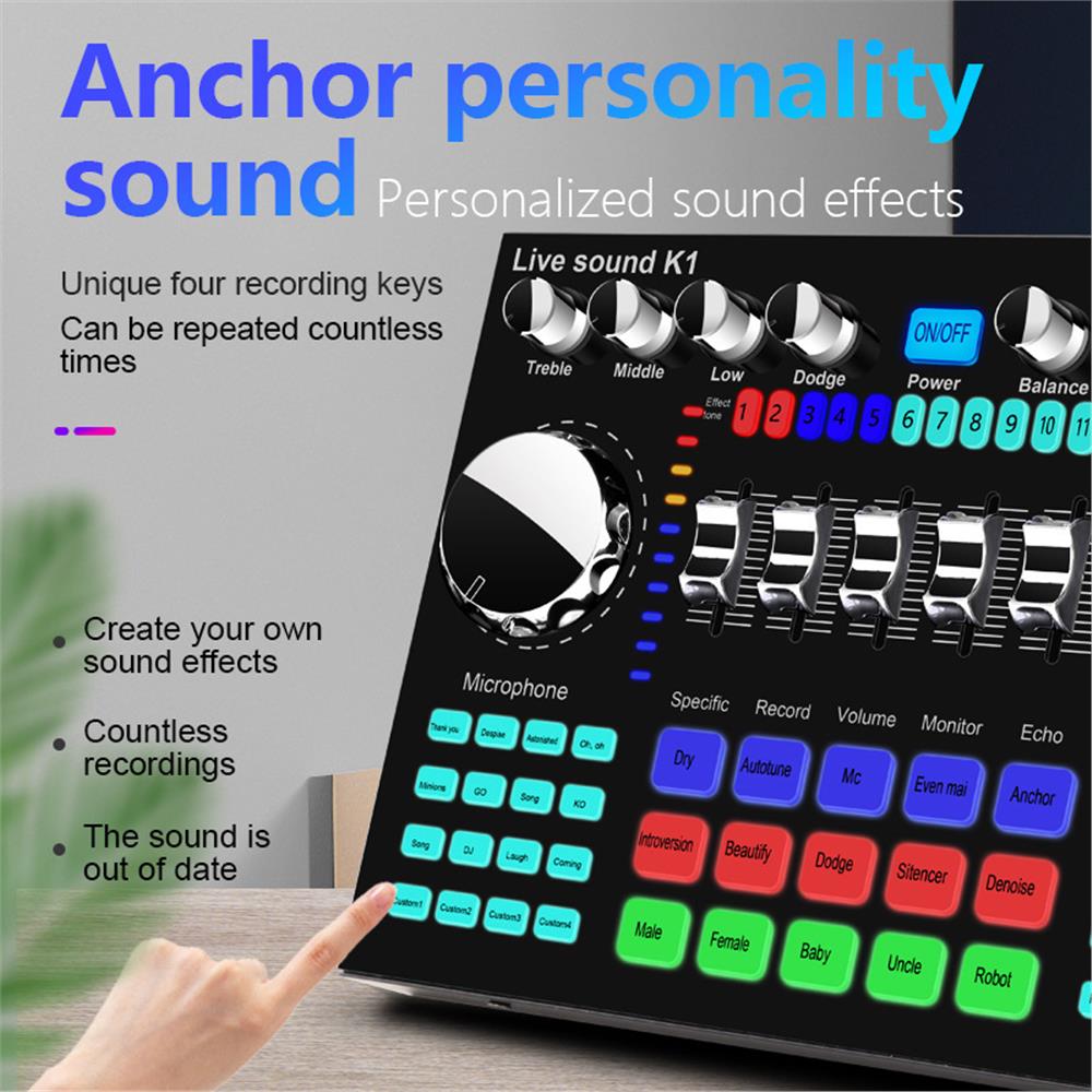 라이브 사운드 카드 휴대용 인터넷 유명인 사운드 카드  - Audio And Music Mixer 리뷰 및 가격