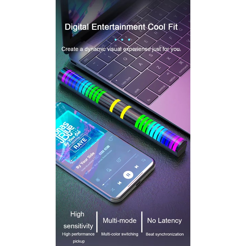 광원발광다이오드(LED) 주변 오디오 스펙트럼 주변 음 - Audio Music Apps 리뷰 및 가격