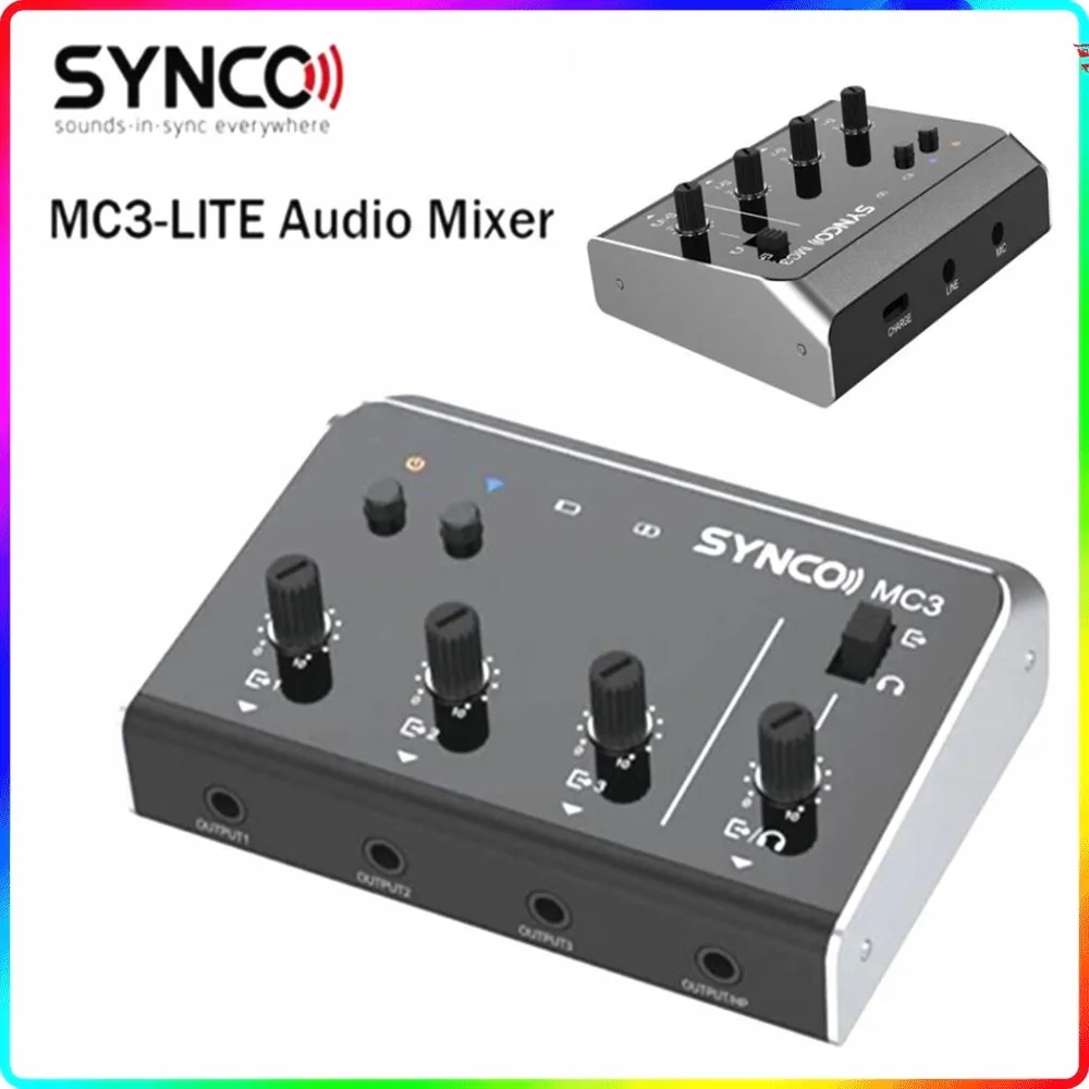 Synco MC3 Lite 오디오 믹서 4채널 초소형  - Audio And Music Mixer 리뷰 및 가격
