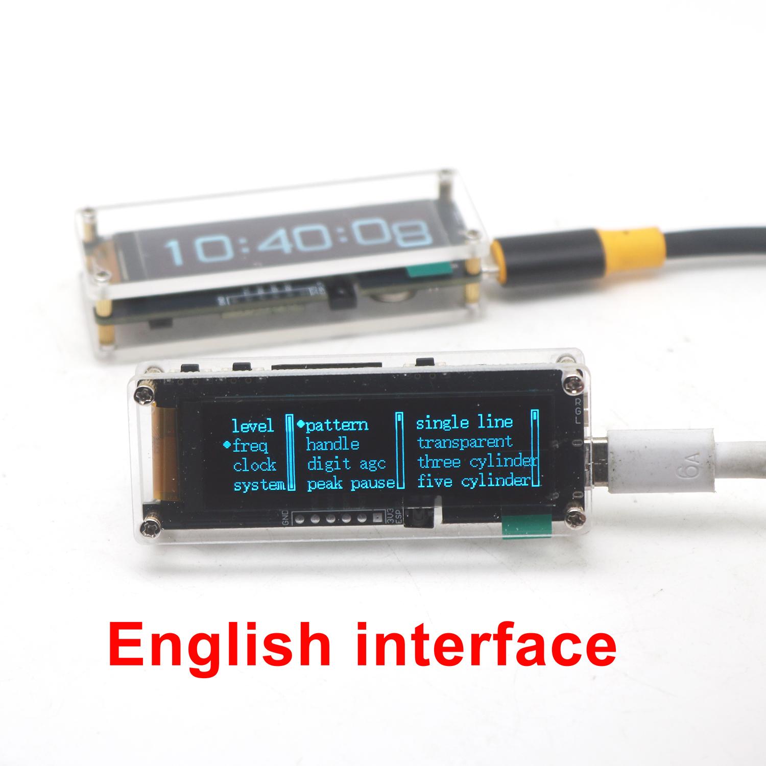 2.08인치 OLED 오디오 음악 스펙트럼 WiFi 시 - Audio Music Apps 리뷰 및 가격