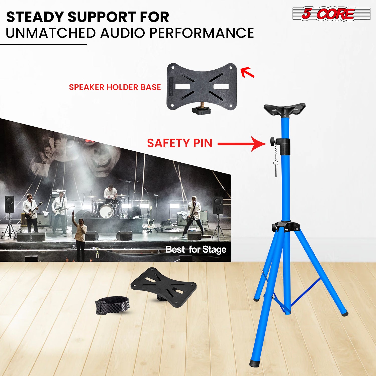 5코어 스피커 스탠드 삼각대 플로어형 짧은 조절식 DJ - Speaker Stand Tripod 리뷰 및 가격