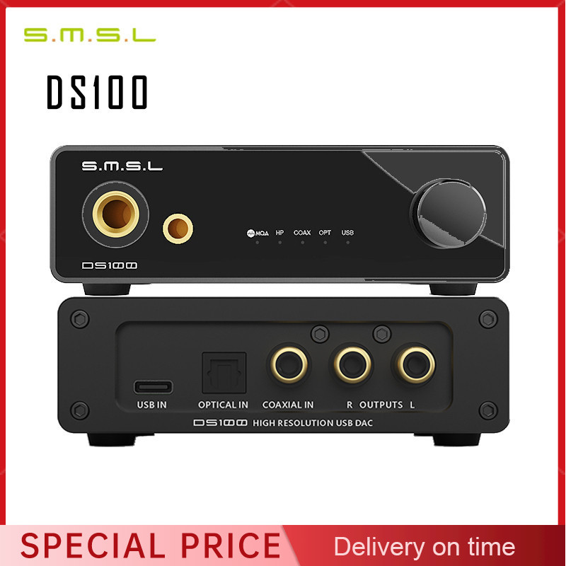 SMSL DS100 MQA MQA-CD 오디오 디코더, - Portable Amplifier Mini 리뷰 및 가격