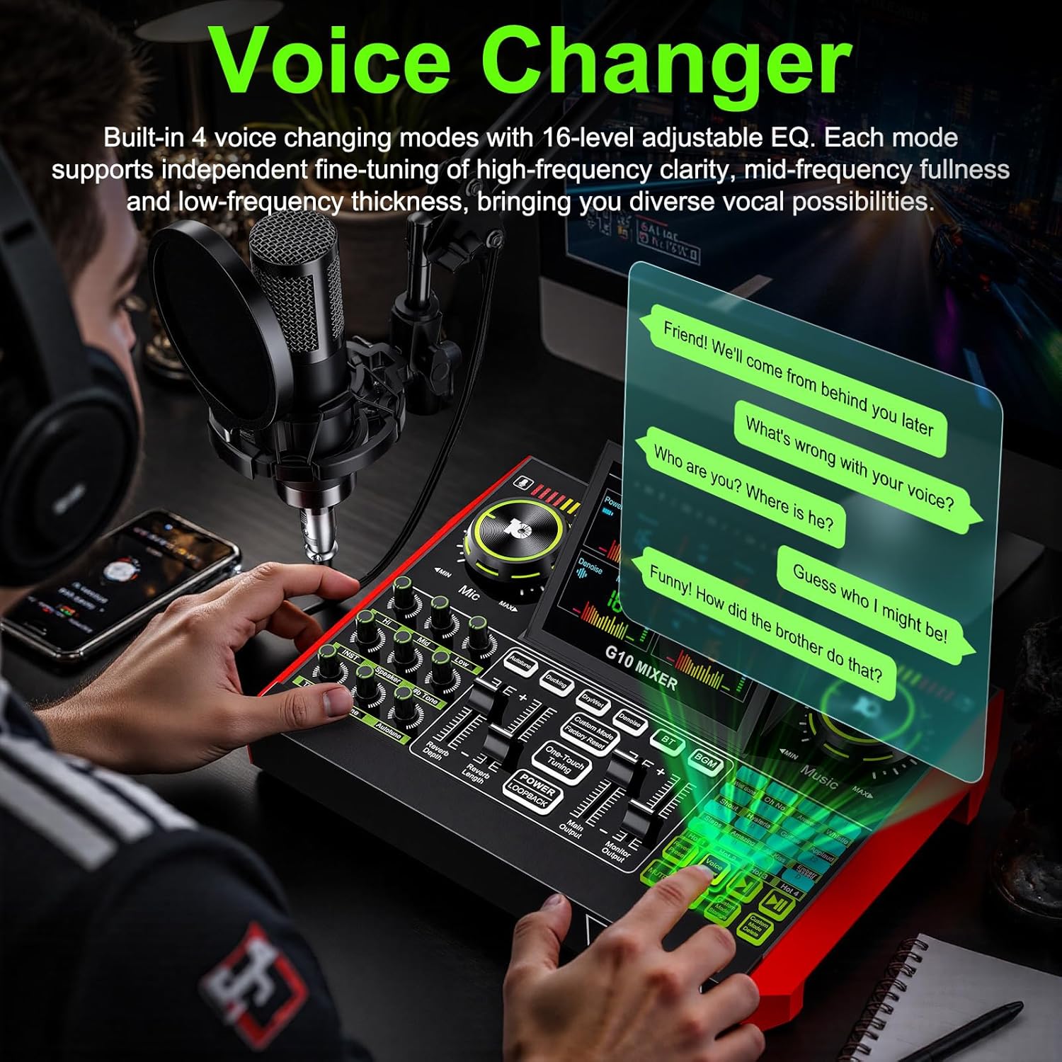 Tenlamp G10 라이브 스트리밍 오디오 인터페이스 - Audio And Music Mixer 리뷰 및 가격