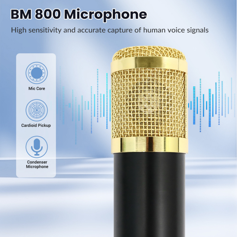 BM800 콘덴서 마이크 팟캐스트 세트 오디오 인터페이 - Audio Music Grading 리뷰 및 가격