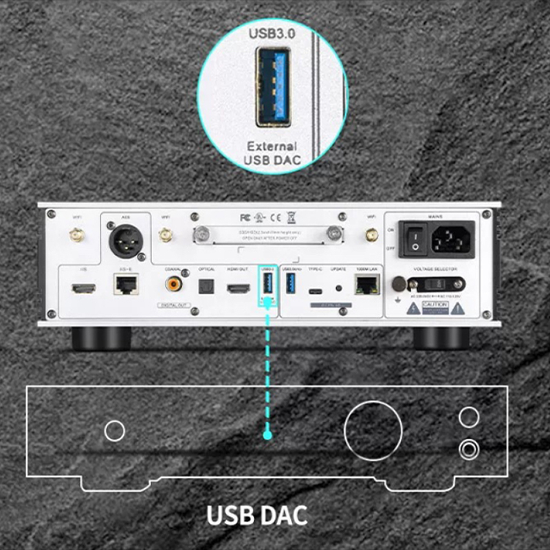 D35 하이파이 무선 음악 스트리머 WiFi6 앱 제어 - Audio Music Apps 리뷰 및 가격